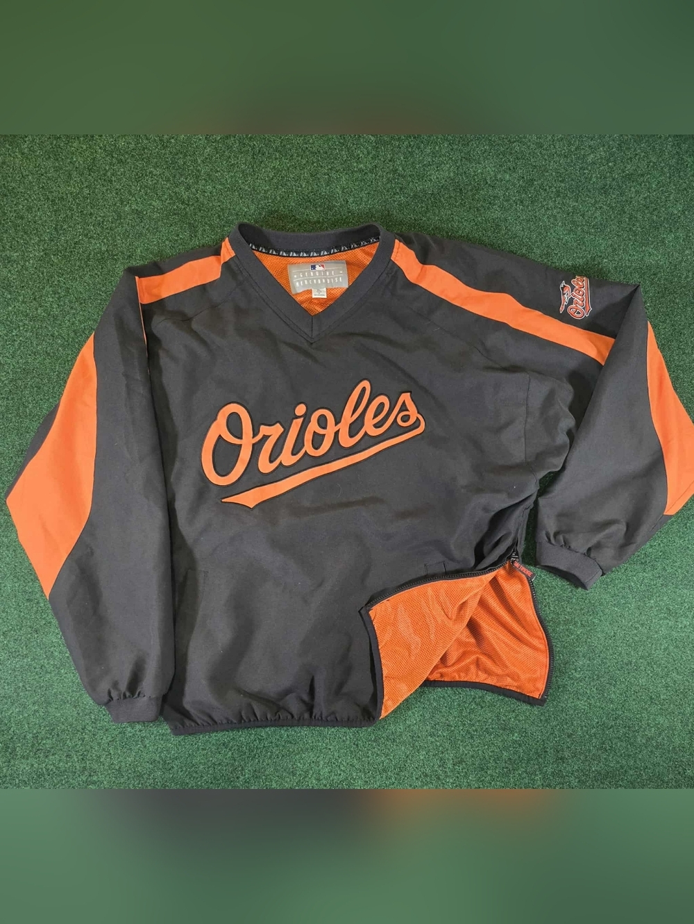 Orioles Pullover MLB Genuine Merchandise Majestic XL Front Pockets Go Birds!